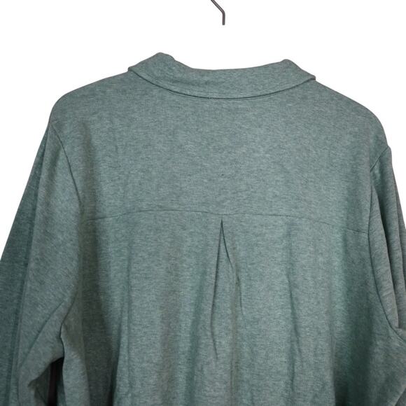Soft Surroundings Women's 2X Plus Take It Easy Tunic in Green NEW - Picture 5 of 9